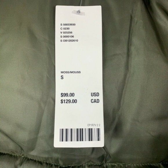 BDG Urban Outfitters Mens Parka Jacket Green S New - Picture 10 of 12